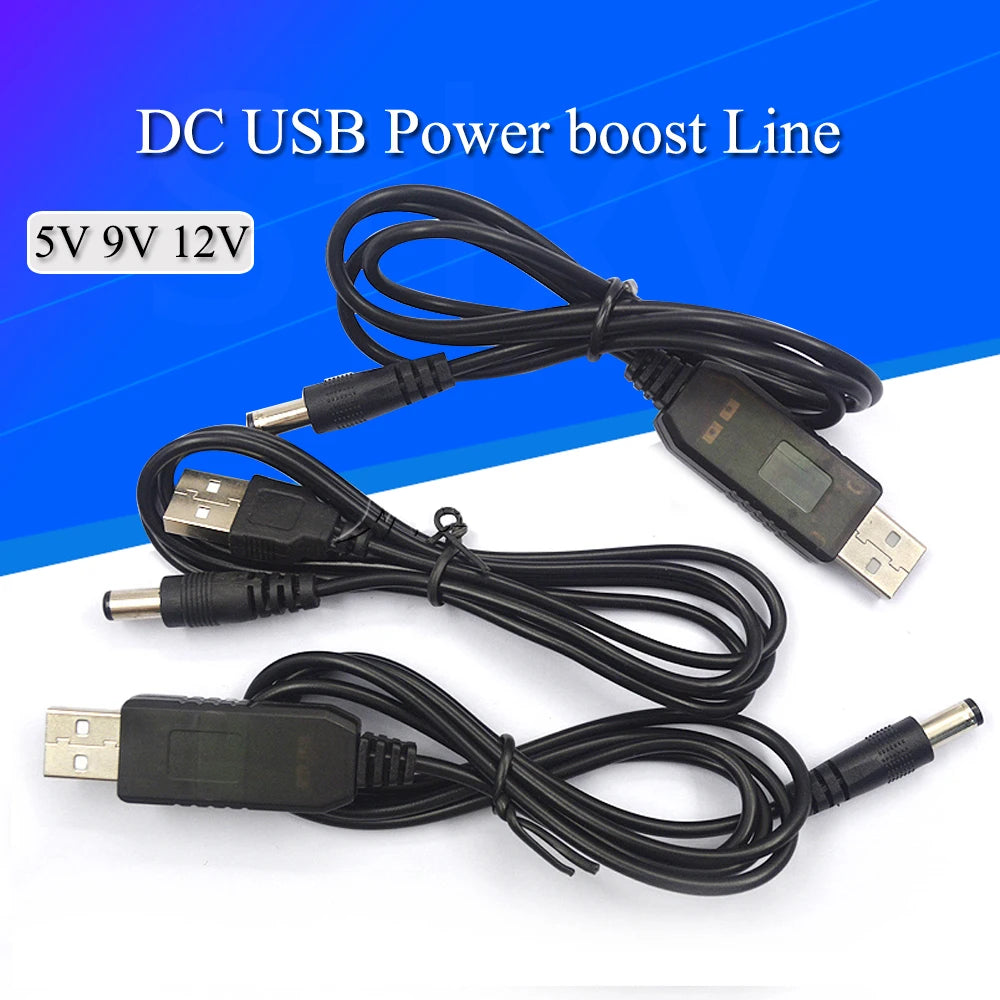 USB 5V to 9V / 12V Step-Up Power Converter Cable by HitMyNeed