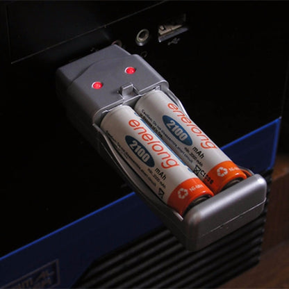USB AA/AAA Ni-MH Battery Charger, 2-Slot by HitMyNeed