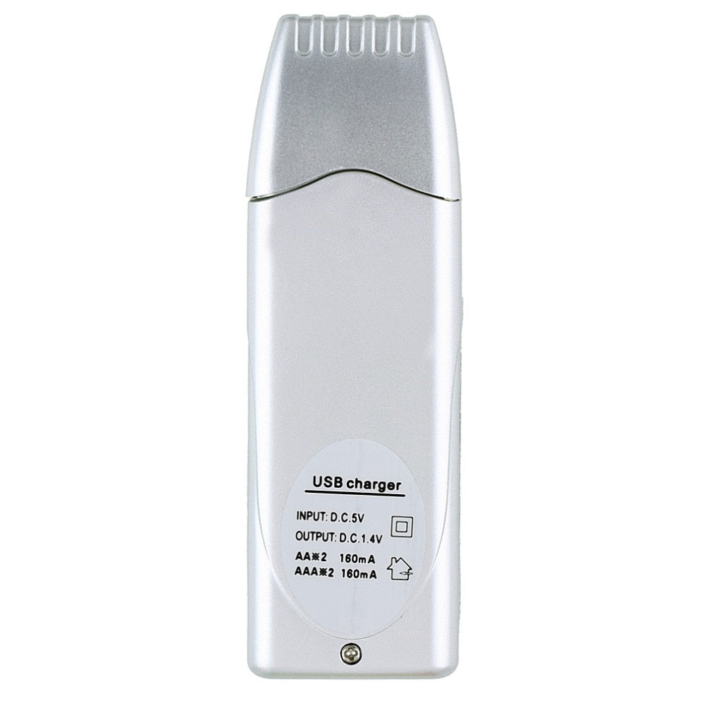 USB AA/AAA Ni-MH Battery Charger, 2-Slot by HitMyNeed