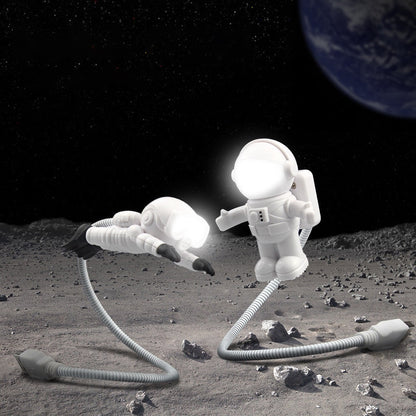 USB Astronaut Reading Light Lamp with Flexible Neck by HitMyNeed