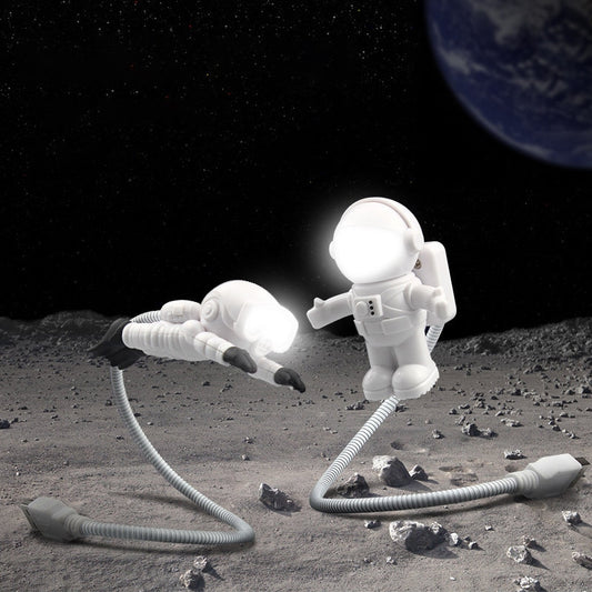 USB Astronaut Reading Light Lamp with Flexible Neck by HitMyNeed