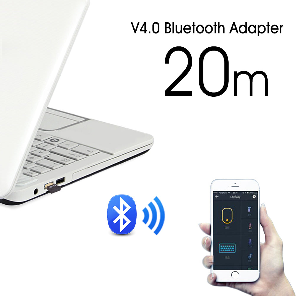 USB Bluetooth 4.0 Wireless Adapter Dongle by HitMyNeed