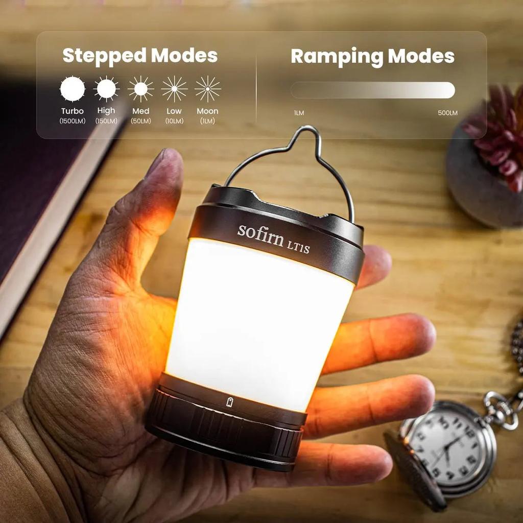 USB-C 21700 Rechargeable Camping Lantern with Power Bank by HitMyNeed