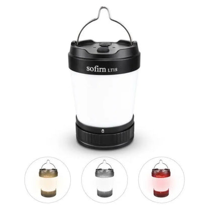 USB-C 21700 Rechargeable Camping Lantern with Power Bank black with-21700-battery by HitMyNeed