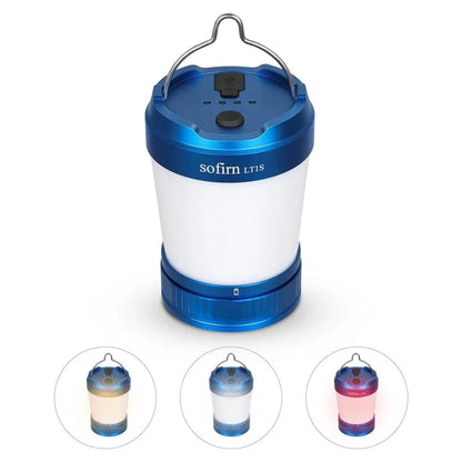USB-C 21700 Rechargeable Camping Lantern with Power Bank blue with-21700-battery by HitMyNeed