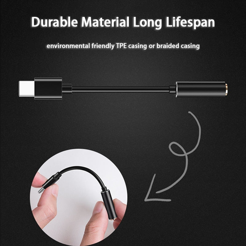 USB-C to 3.5mm Audio Adapter with DAC by HitMyNeed