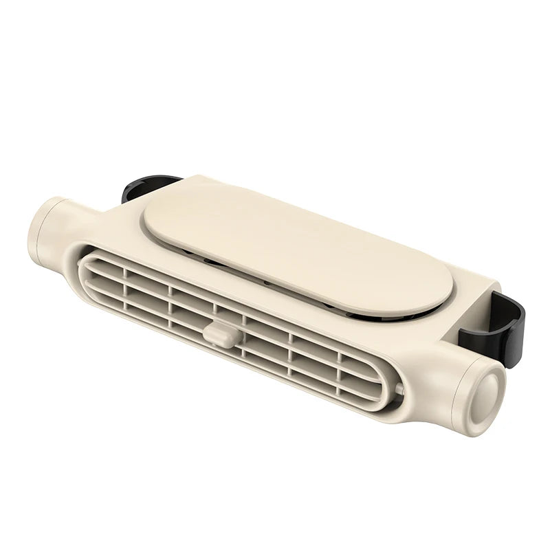 USB Car Headrest Fan for Front & Rear Seats beige by HitMyNeed