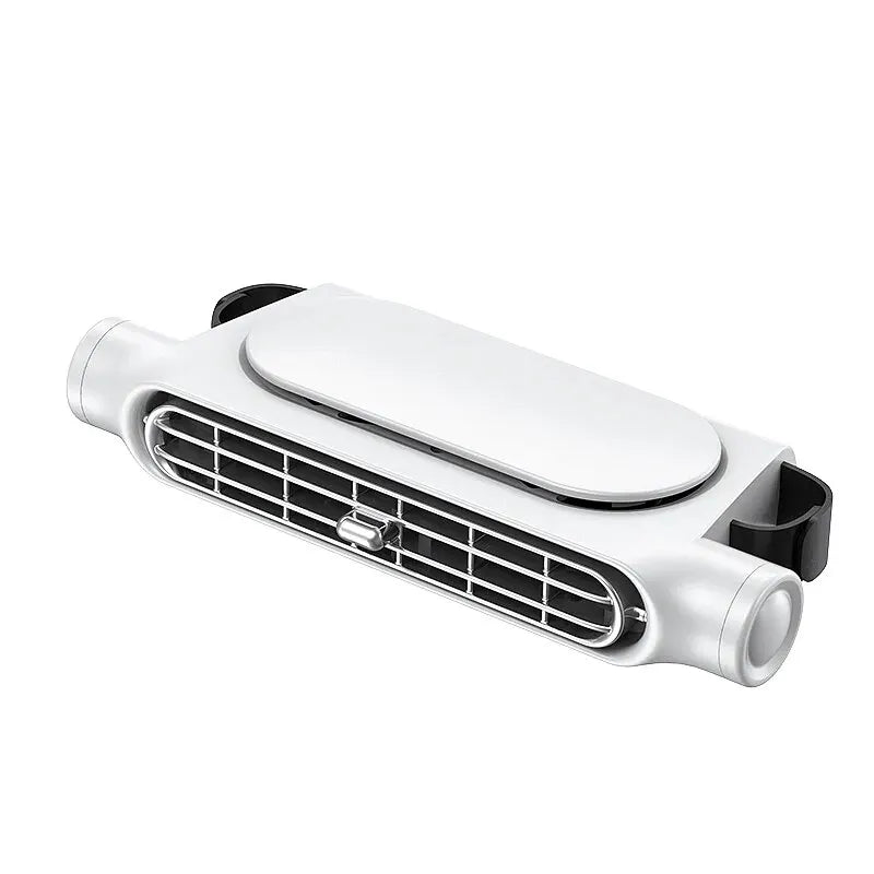 USB Car Headrest Fan for Front & Rear Seats white by HitMyNeed