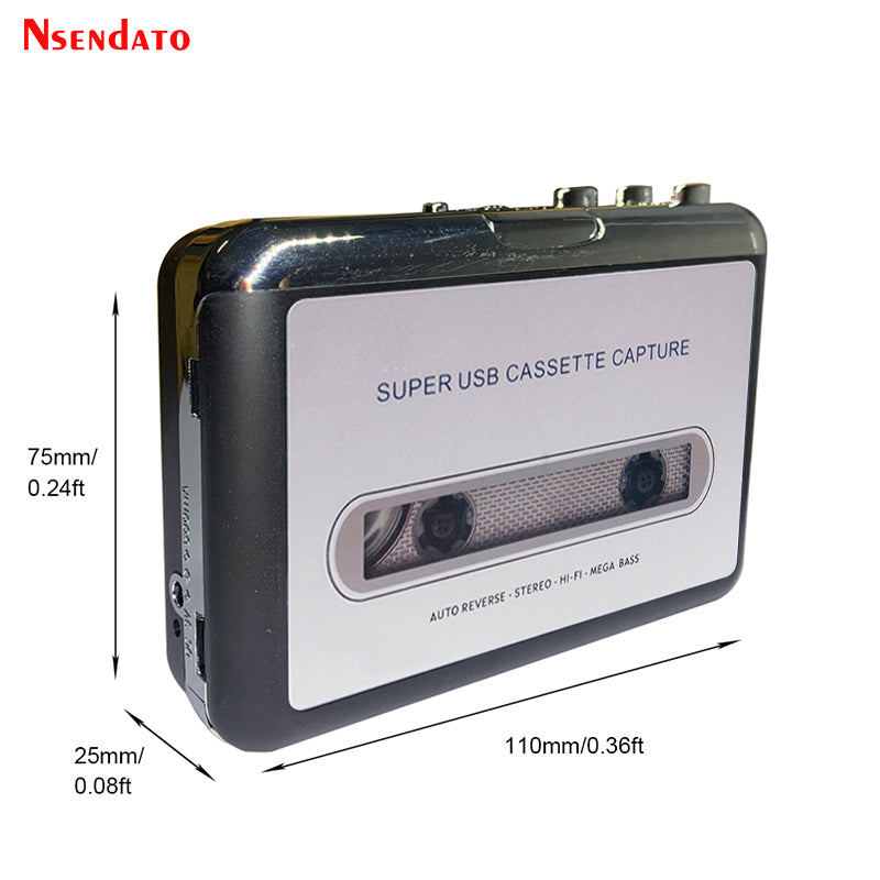 USB Cassette to MP3 Converter with Radio & Recorder by HitMyNeed