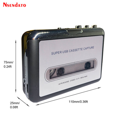 USB Cassette to MP3 Converter with Radio & Recorder by HitMyNeed