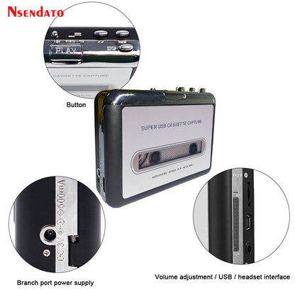 USB Cassette to MP3 Converter with Radio & Recorder by HitMyNeed