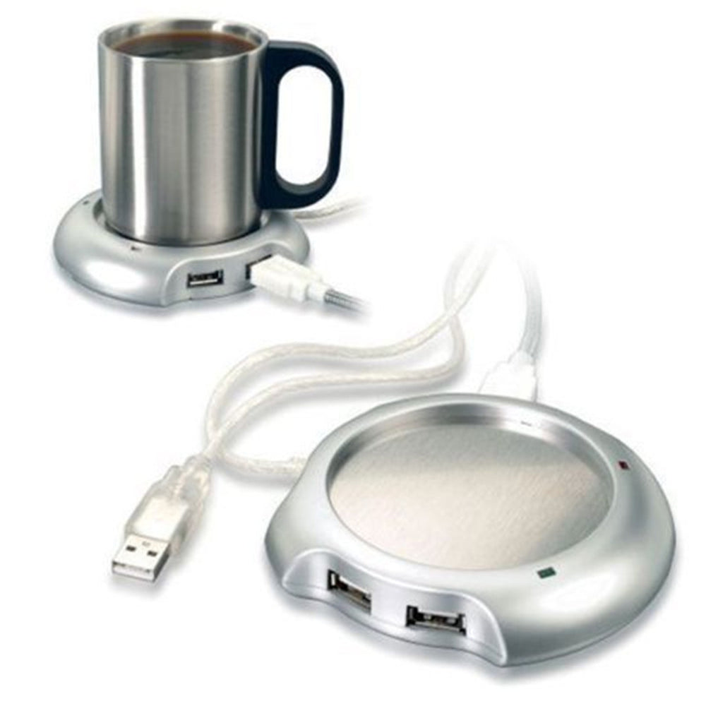 USB Coffee Mug Warmer with 4-Port Hub by HitMyNeed