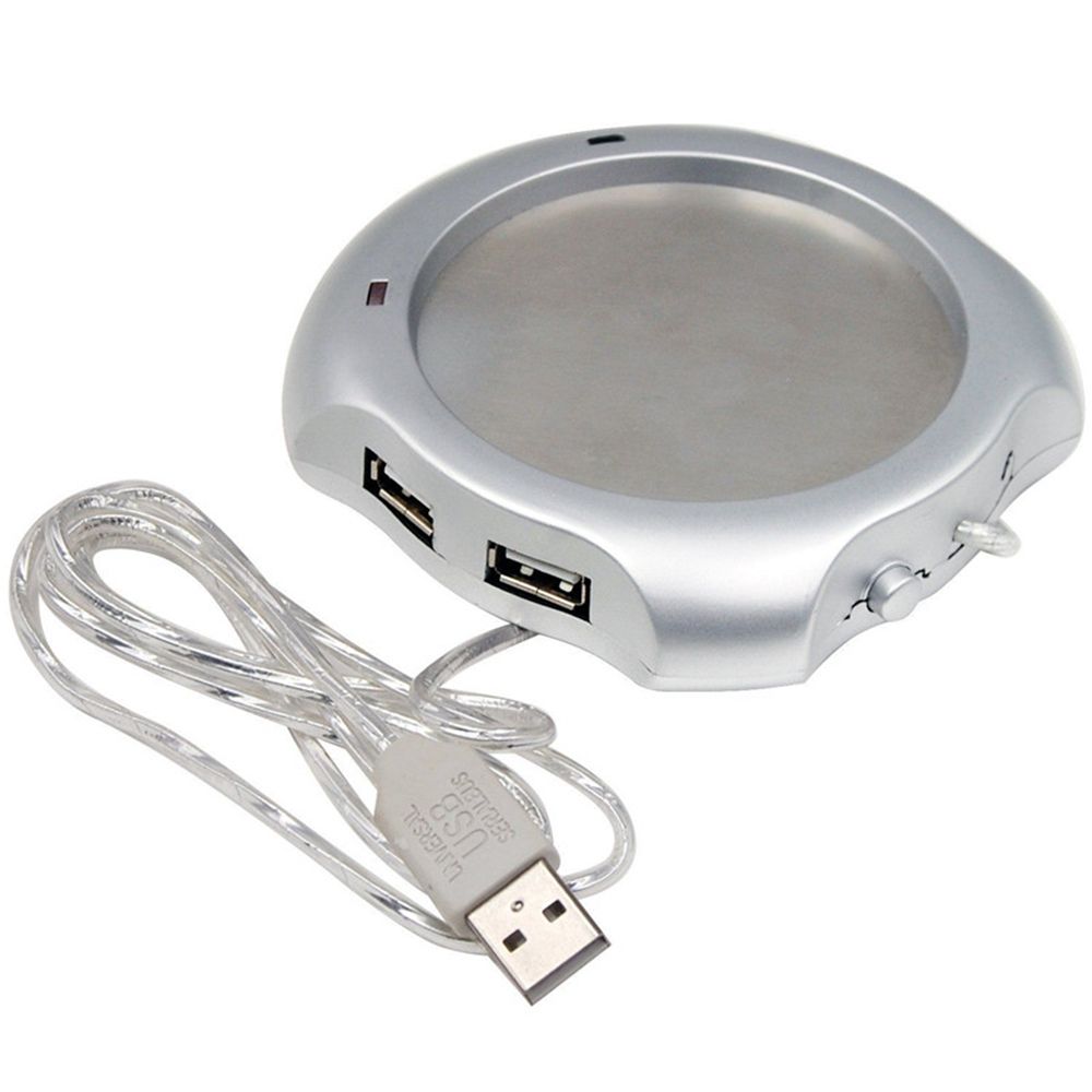 USB Coffee Mug Warmer with 4-Port Hub by HitMyNeed