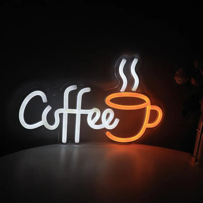USB Coffee Neon Sign with Warm LED Light by HitMyNeed