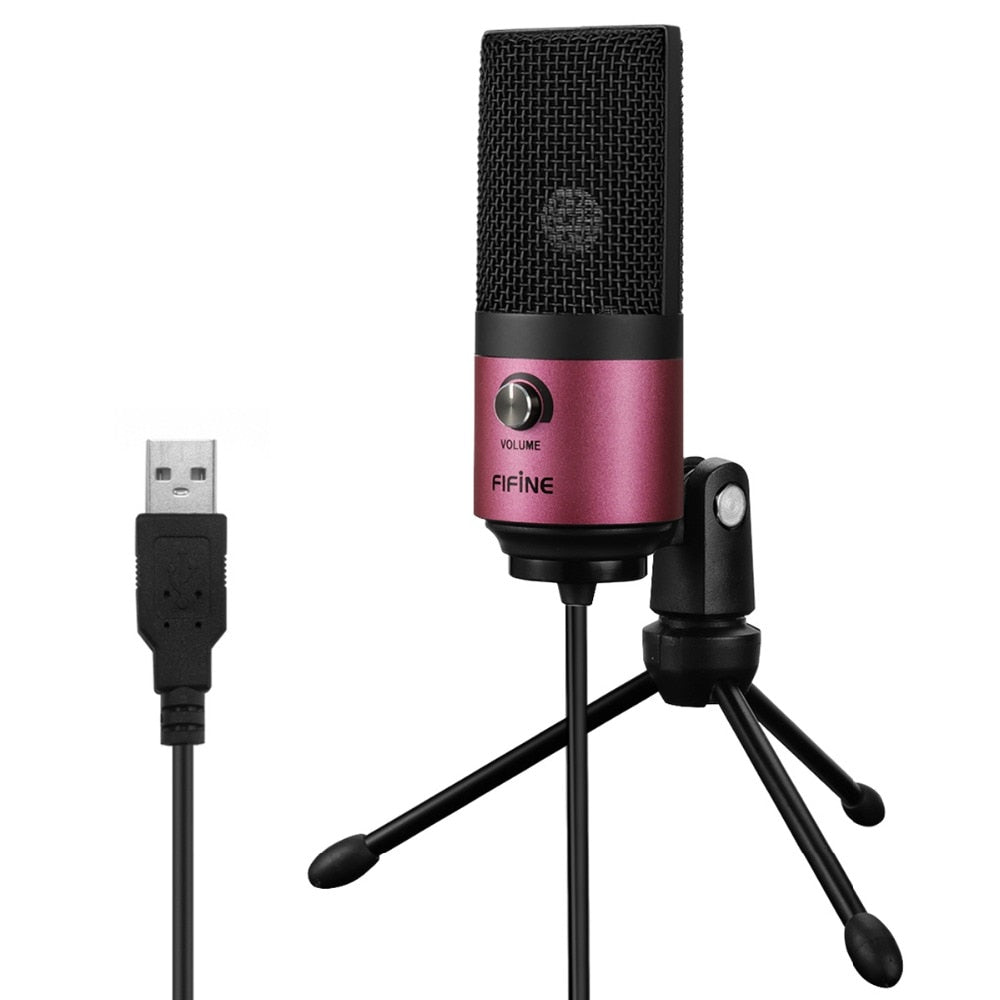 USB Desktop Condenser Microphone with Tripod Stand by HitMyNeed