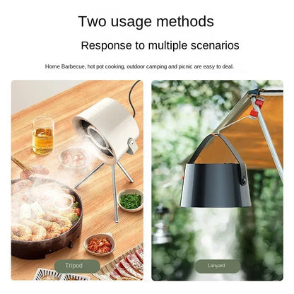 USB Desktop Range Hood Portable Exhaust Fan by HitMyNeed