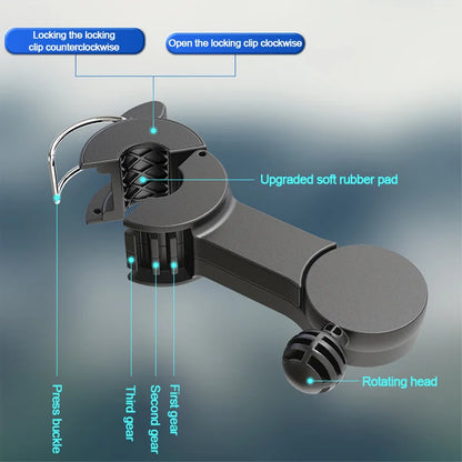USB Dual-Head 3-Speed Car Seat Back Cooling Fan by HitMyNeed
