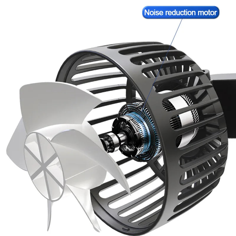 USB Dual-Head 3-Speed Car Seat Back Cooling Fan by HitMyNeed