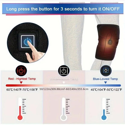 USB Electric Knee Heating Pad Brace for Arthritis by HitMyNeed
