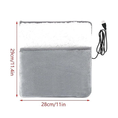 USB Electric Plush Foot Warmer Heating Pad by HitMyNeed