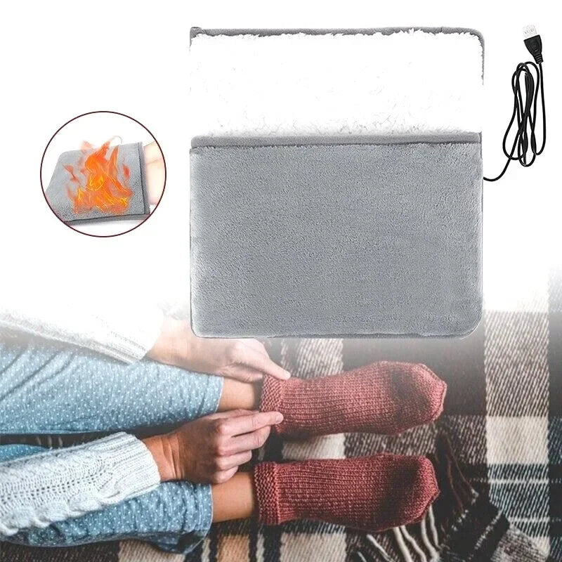 USB Electric Plush Foot Warmer Heating Pad by HitMyNeed