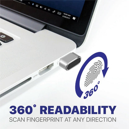 USB Fingerprint Scanner for Windows Laptops & PCs by HitMyNeed