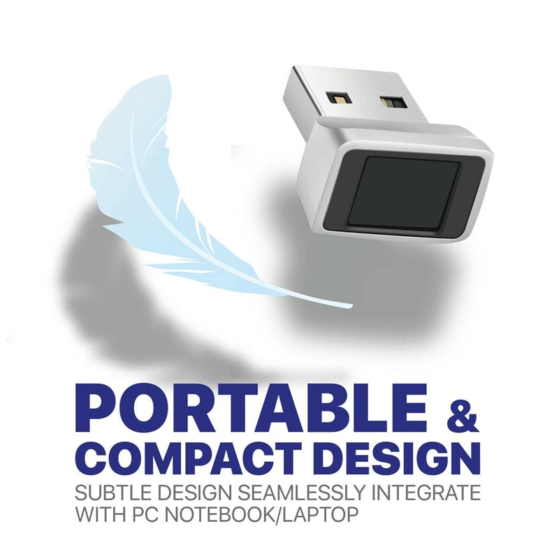 USB Fingerprint Scanner for Windows Laptops & PCs by HitMyNeed
