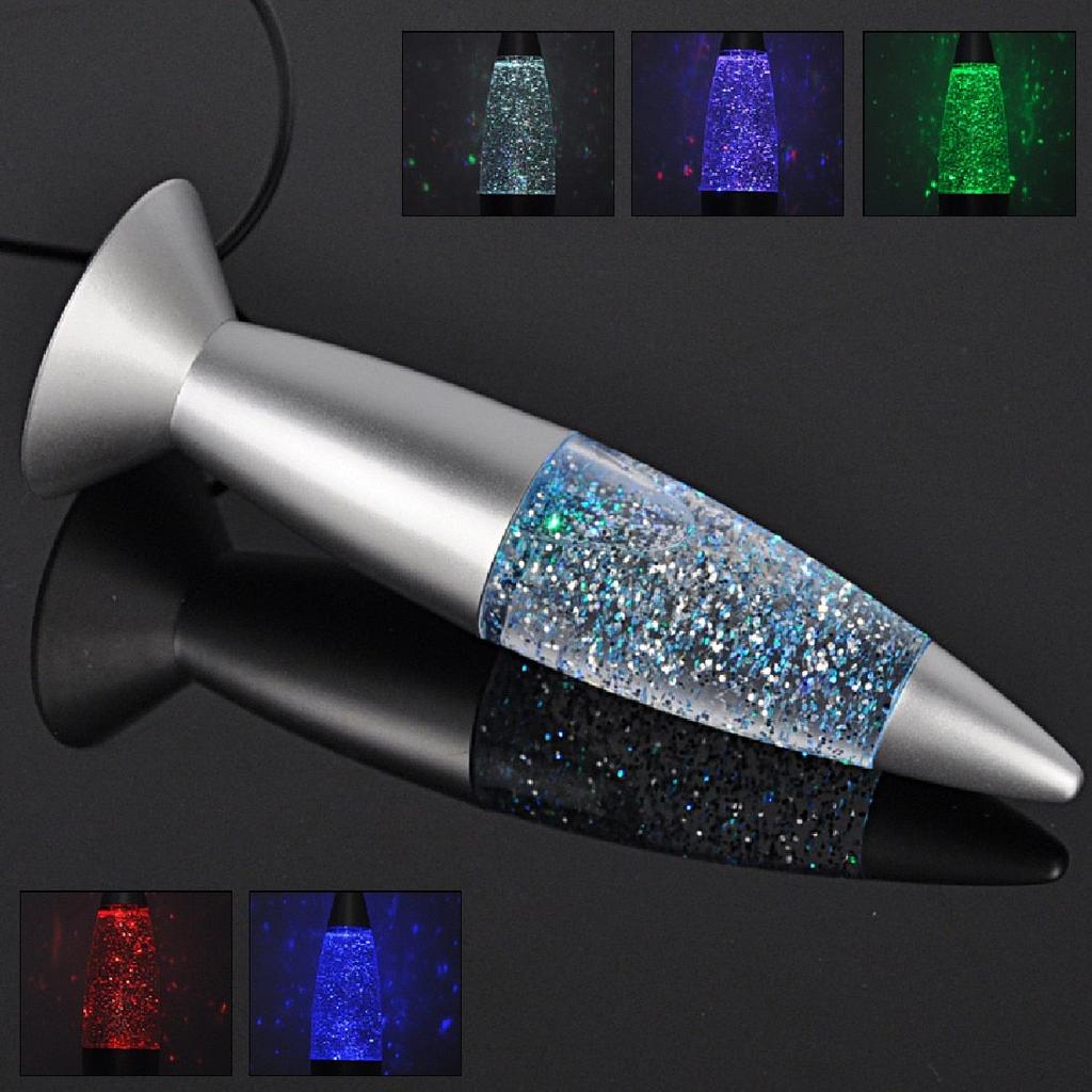 USB Glitter Lava Lamp with Color-Changing LEDs by HitMyNeed
