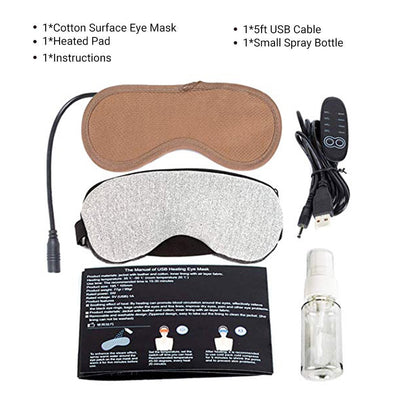 USB Heated Eye Mask for Sleep and Eye Relief by HitMyNeed