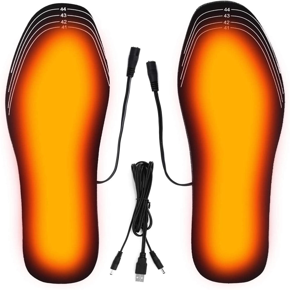 USB Heated Insoles with 3 Heat Levels for Winter Comfort by HitMyNeed
