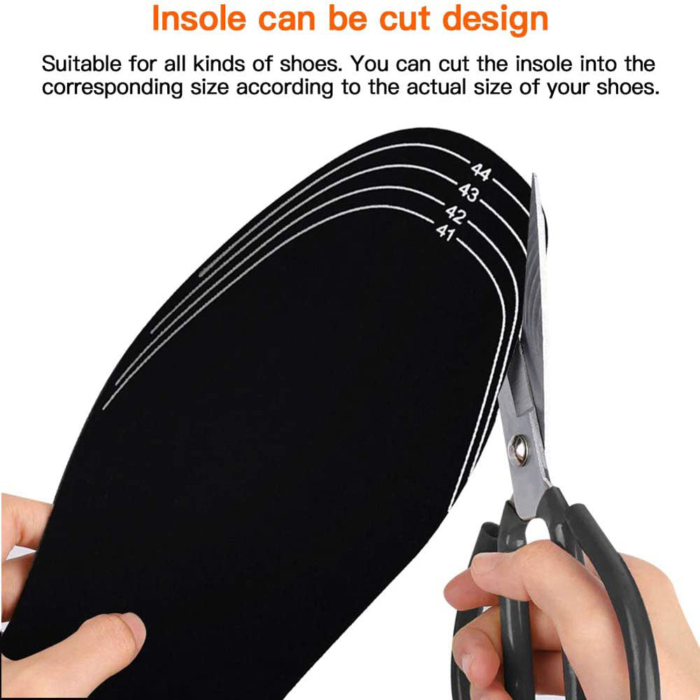 USB Heated Insoles with 3 Heat Levels for Winter Comfort by HitMyNeed