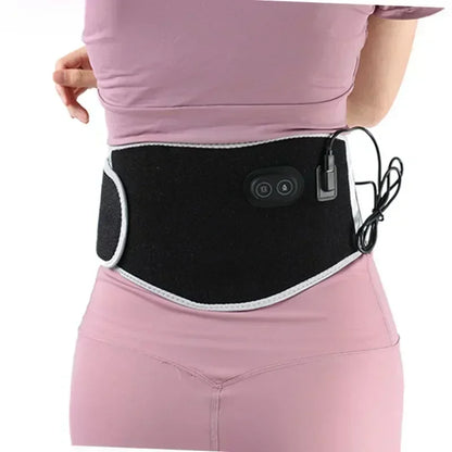 USB Heated Lumbar Support Belt with Massage by HitMyNeed