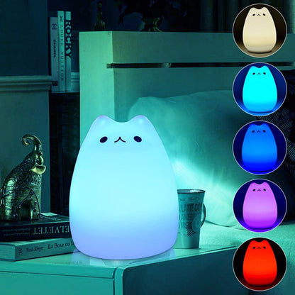 USB Kids Cat Night Light with Touch Control by HitMyNeed