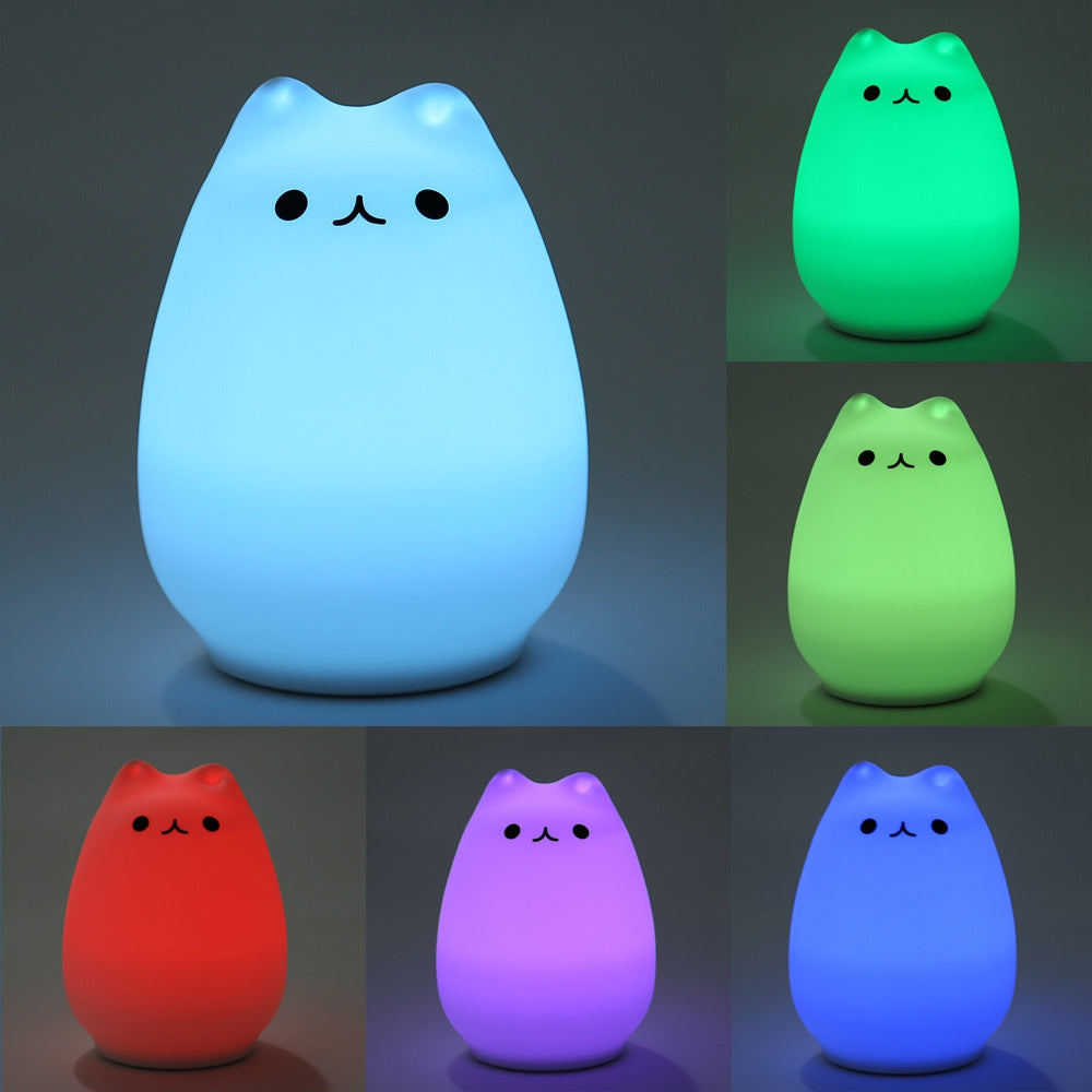 USB Kids Cat Night Light with Touch Control by HitMyNeed