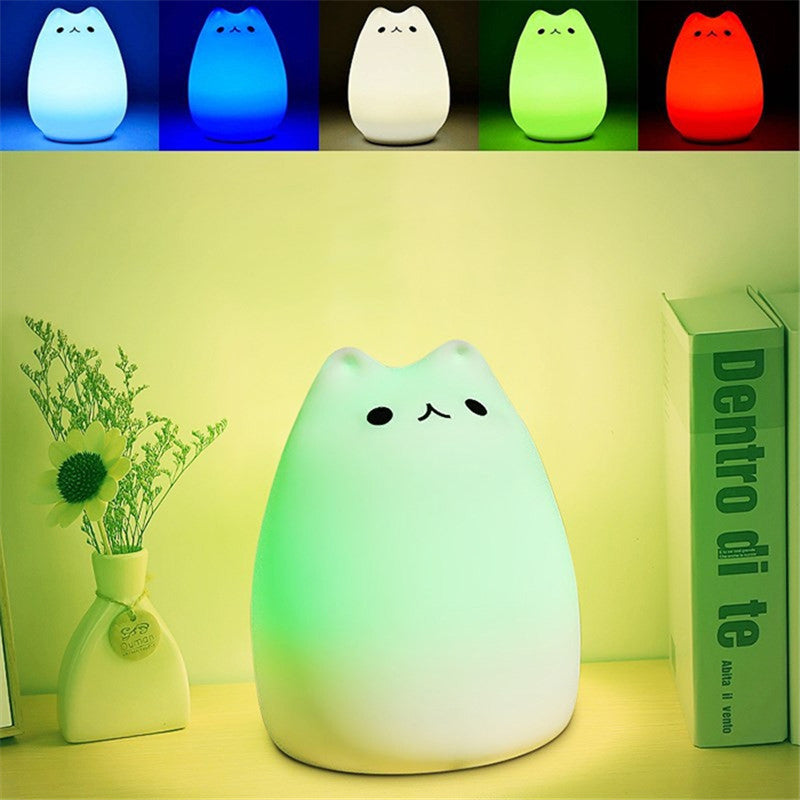 USB Kids Cat Night Light with Touch Control by HitMyNeed