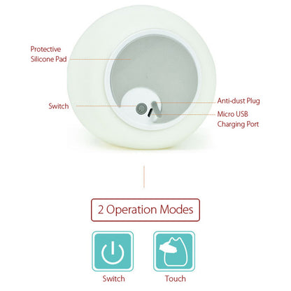USB Kids Cat Night Light with Touch Control by HitMyNeed