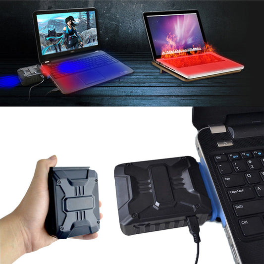 USB Laptop Cooling Fan Mini External Cooler by HitMyNeed