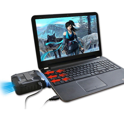USB Laptop Cooling Fan Mini External Cooler by HitMyNeed