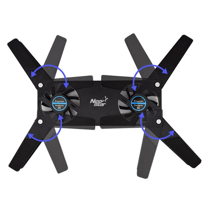 USB Laptop Cooling Pad with Dual Quiet Fans by HitMyNeed
