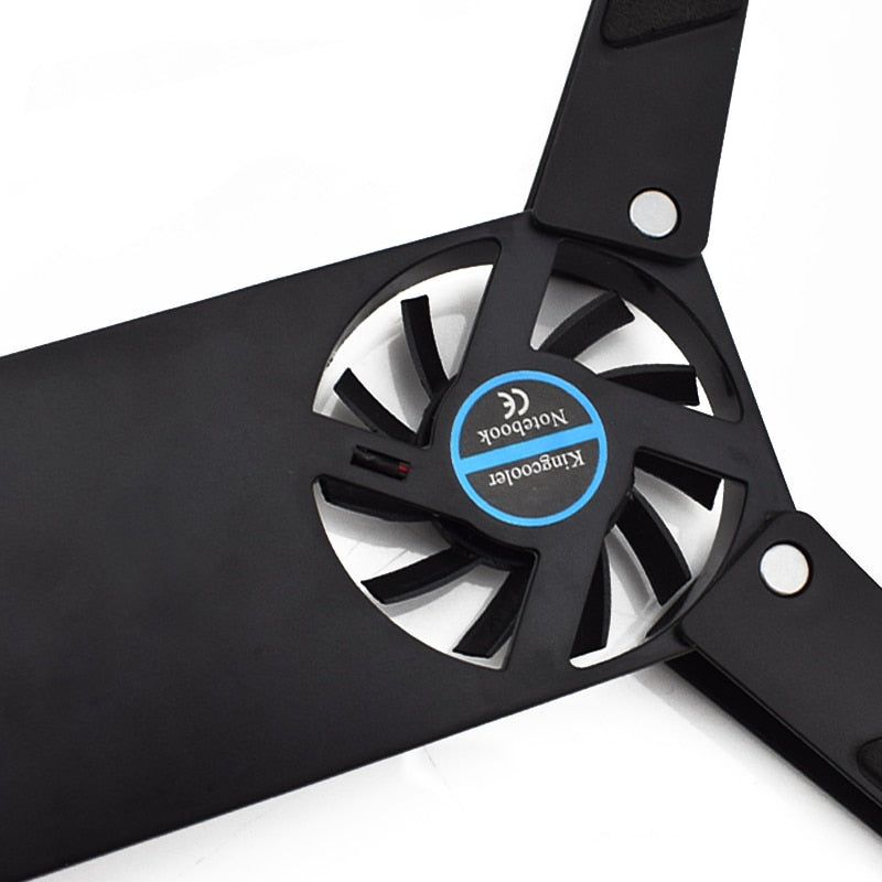 USB Laptop Cooling Pad with Dual Quiet Fans by HitMyNeed