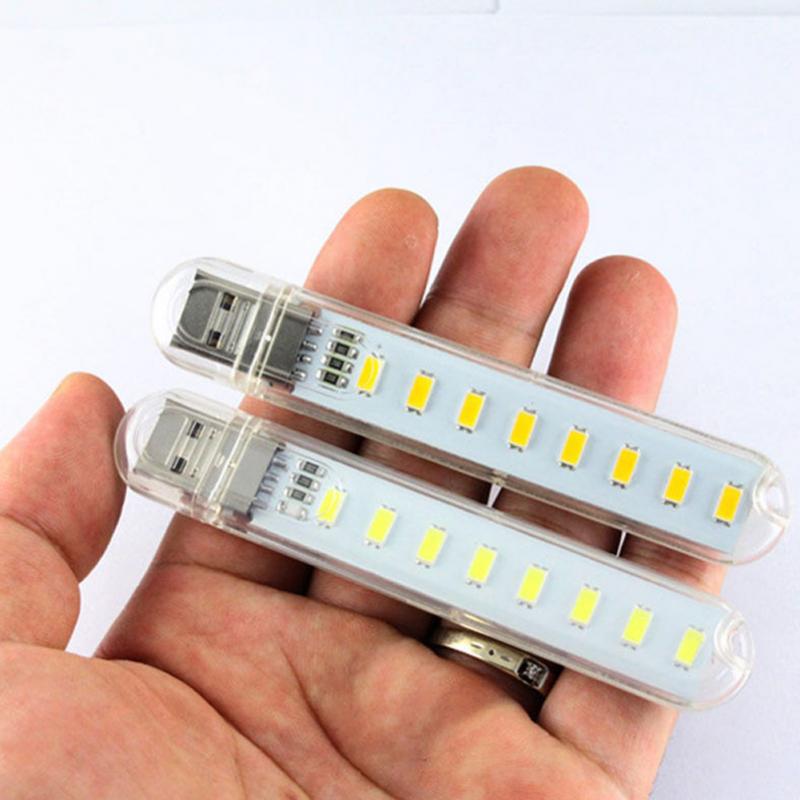 USB LED Night Light Lamp with Warm and White Modes by HitMyNeed