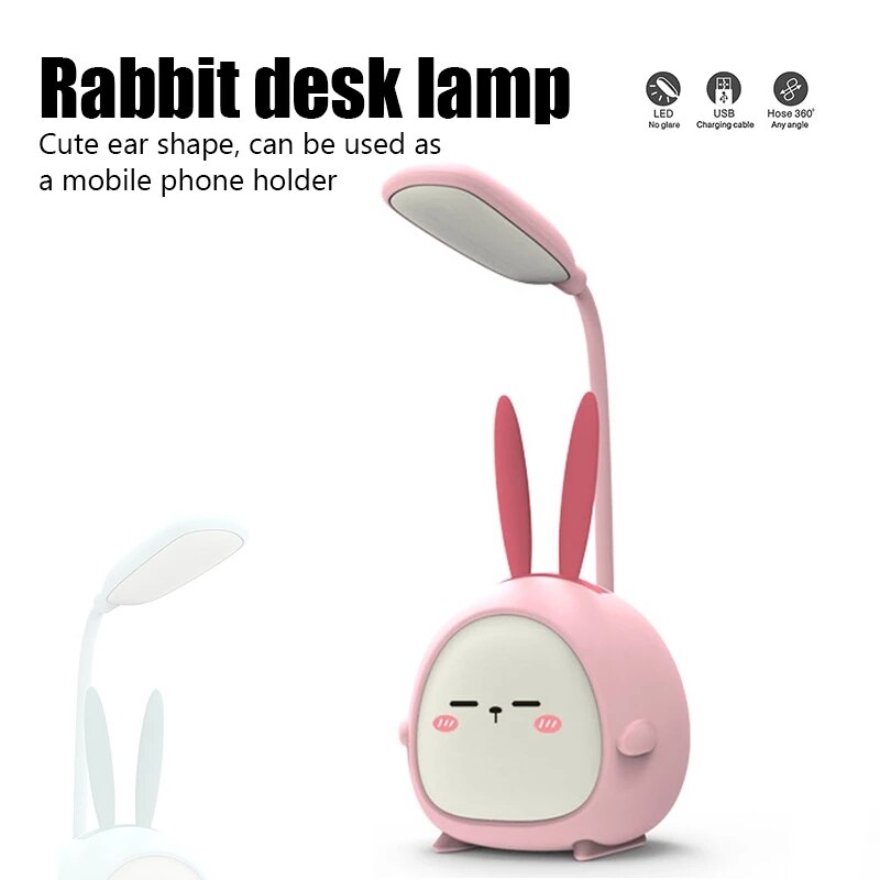 USB LED Rabbit Desk Lamp with Eye-Care Light by HitMyNeed