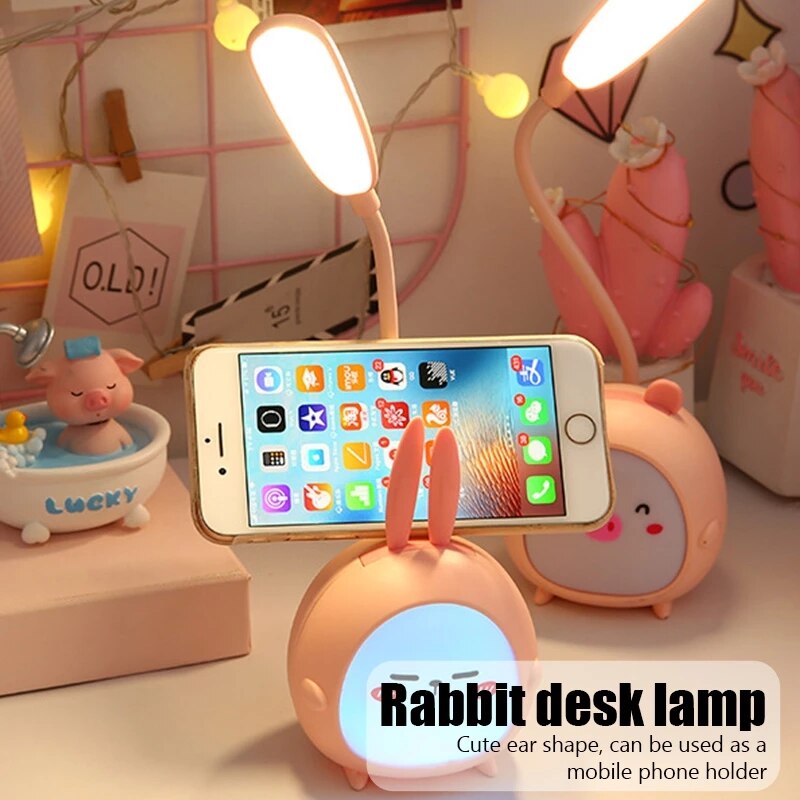 USB LED Rabbit Desk Lamp with Eye-Care Light by HitMyNeed