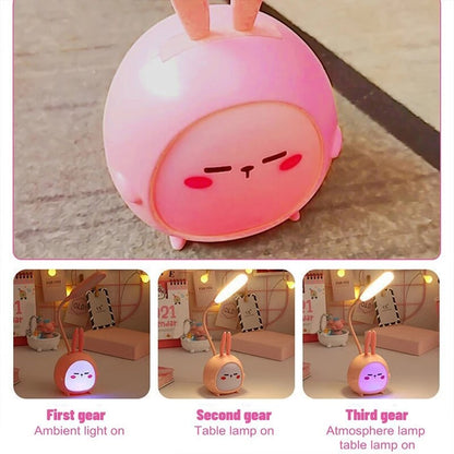 USB LED Rabbit Desk Lamp with Eye-Care Light by HitMyNeed