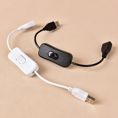 USB Male to Female Cable with On/Off Switch 28cm by HitMyNeed