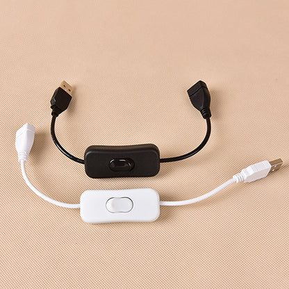 USB Male to Female Cable with On/Off Switch 28cm by HitMyNeed