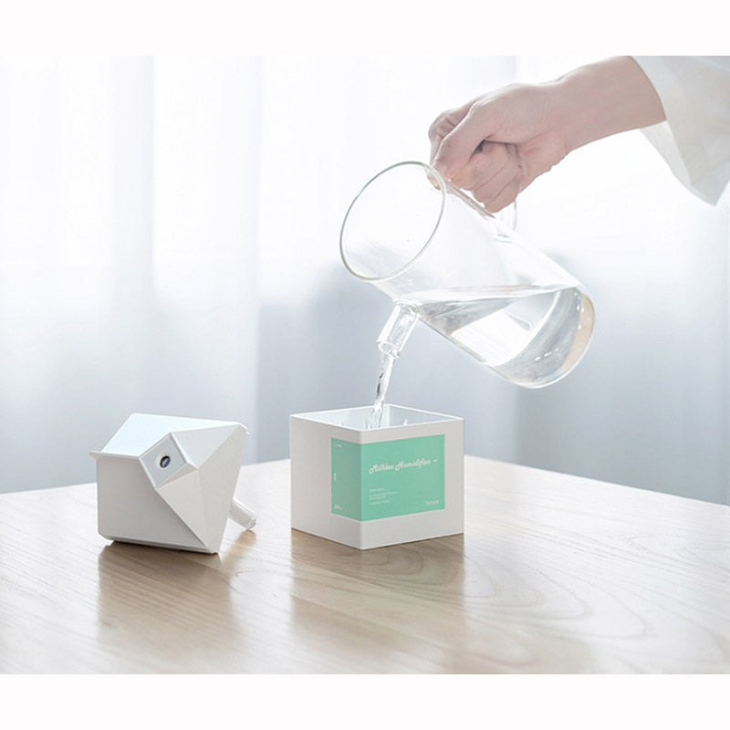 USB Milk Box Style Mini Humidifier 260ml by HitMyNeed