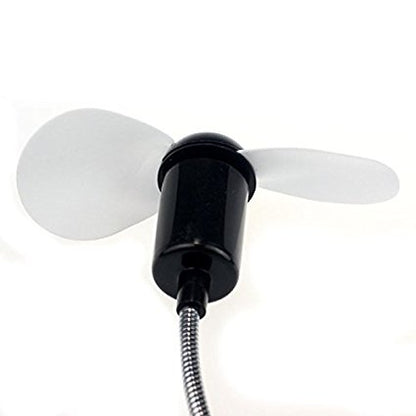 USB Mini Laptop Fan with Flexible Gooseneck by HitMyNeed