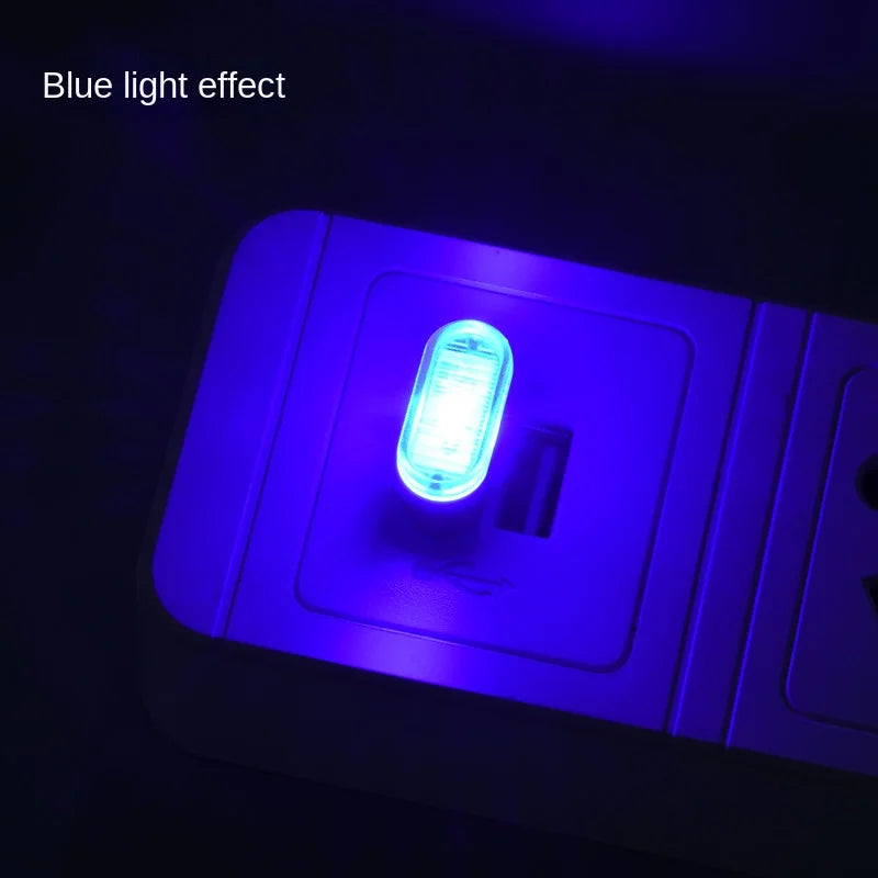 USB Mini LED Car Interior & PC Light, Plug & Play blue by HitMyNeed