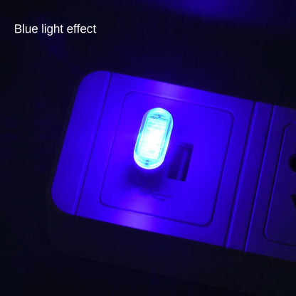 USB Mini LED Car Interior & PC Light, Plug & Play blue by HitMyNeed